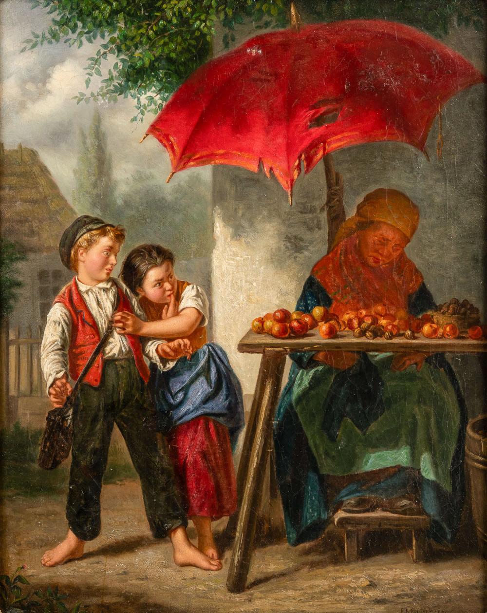 La fruttivendola dorme